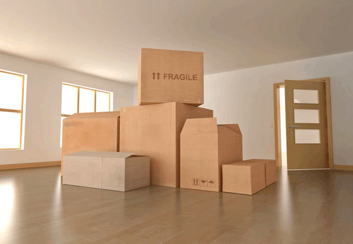 Fragile moving boxes